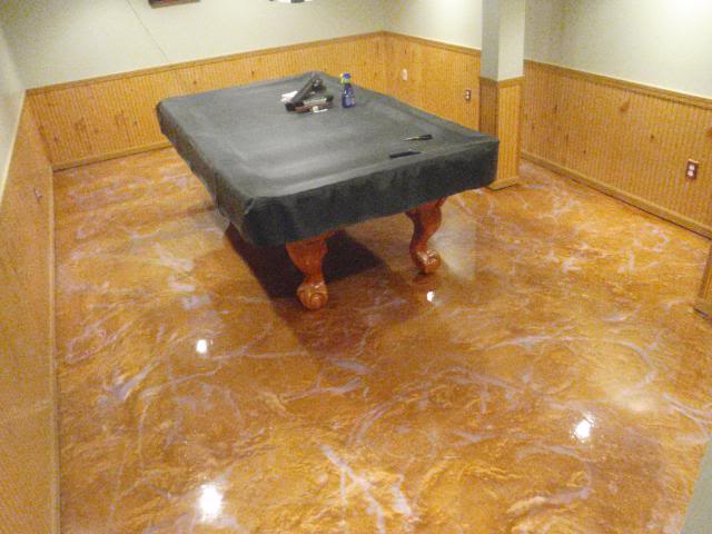 ECS North Ohio Reflector Custom Basement Epoxy Flooring 7